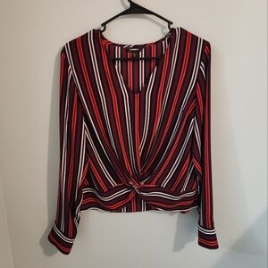 Express Striped Blouse, Business Casual Top